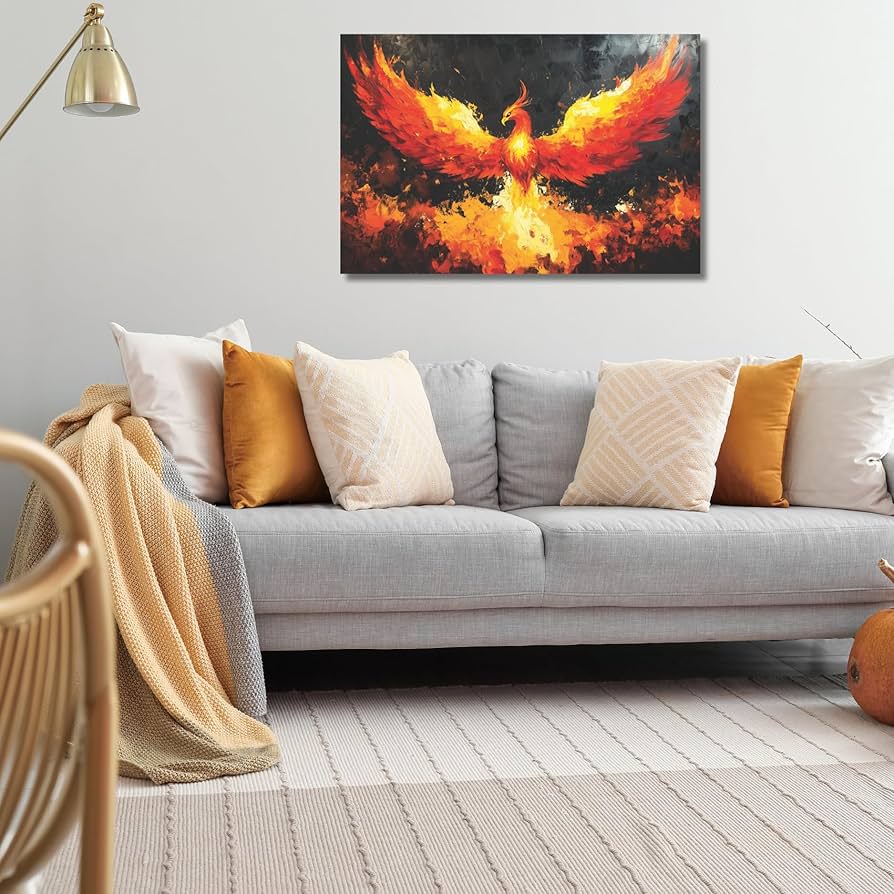 Phoenix Bird Painting Vastu